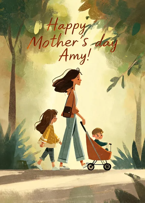 Mother's day card: Happy mother's day 30