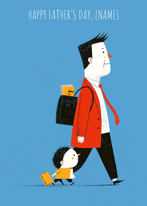 Father's day card: Happy father's day
