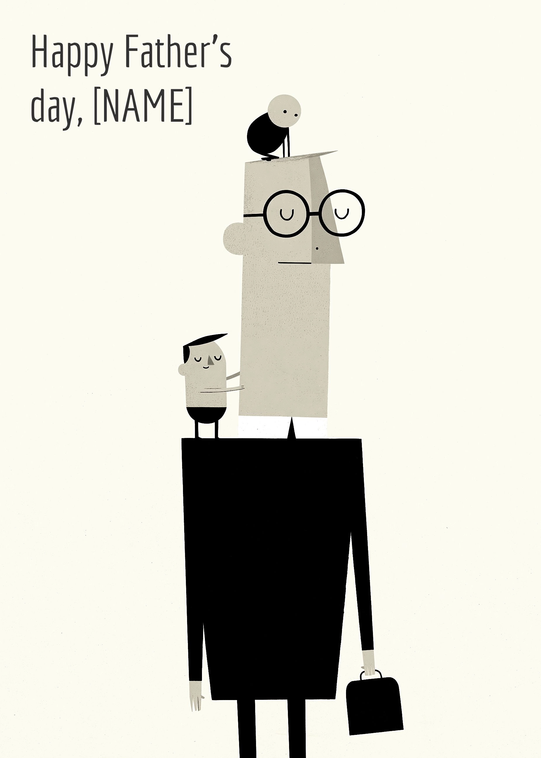 Father's day card: Happy father's day 3
