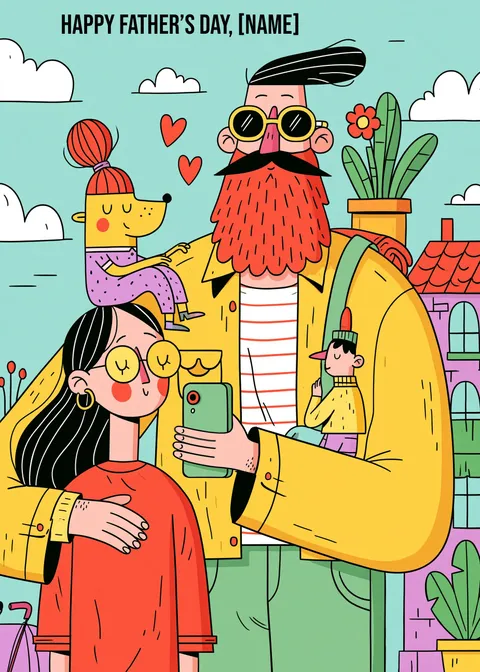 Father's day card: Happy father's day 7