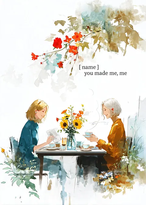 Mother's day card: You made me me